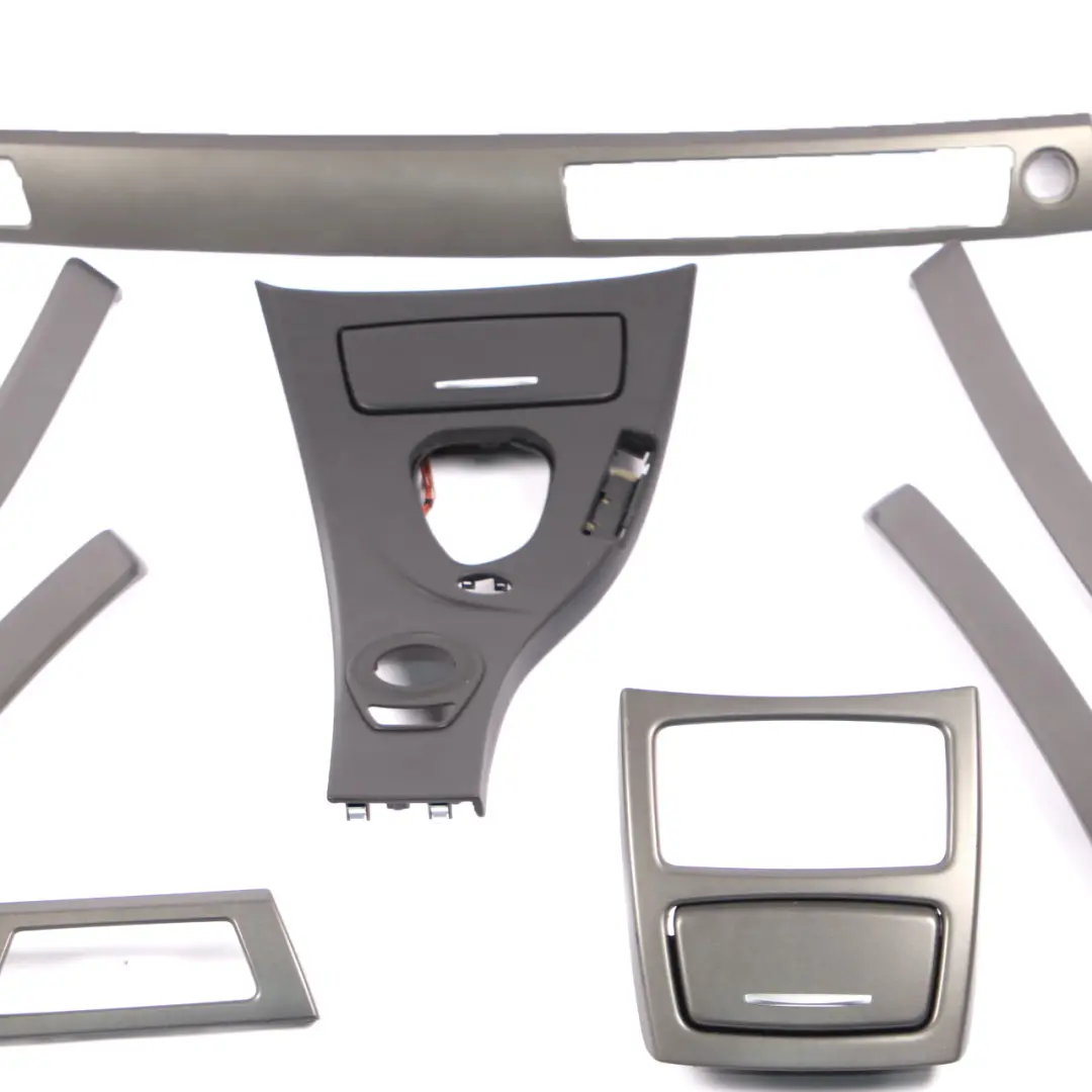 Interior Trim Set Cover Dashboard Ashtray Titan Shadow to BMW 3 Series E92 M3 with Part number 7900805 BMW 3 Series E92 M3 Interior Trim Set Cover Dashboard Ashtray Titan Shadow - SKU rhd-7900805 - Part number 7900805