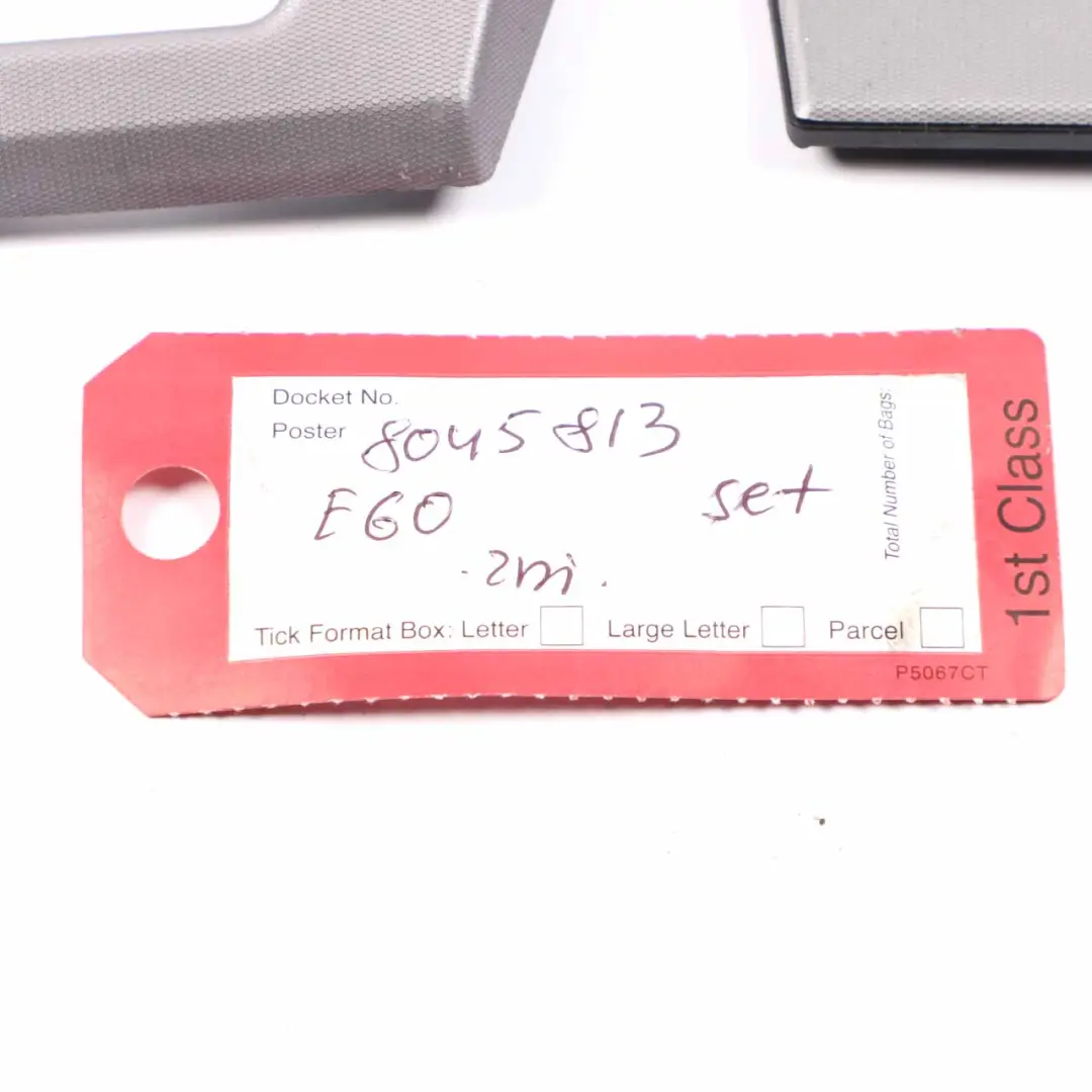 Dashboard Strip Trims Dash Cover Panel Set Aluminium Pentan to BMW E60 E61 LCI with Part number 7903542 BMW E60 E61 LCI Dashboard Strip Trims Dash Cover Panel Set Aluminium Pentan - SKU rhd-7903542-2 - Part number 7903542