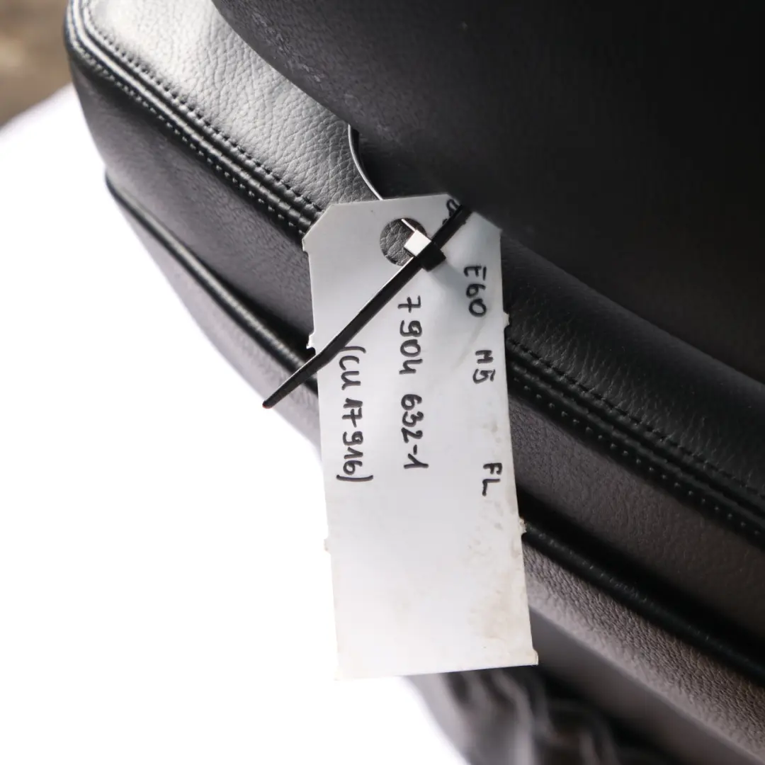 Front Seat BMW E60 M5 Black Leather Merino Left N/S Driver Multifunction Memory to with Part number 7904632 Front Seat BMW E60 M5 Black Leather Merino Left N/S Driver Multifunction Memory - SKU rhd-7904632-1 - Part number 7904632