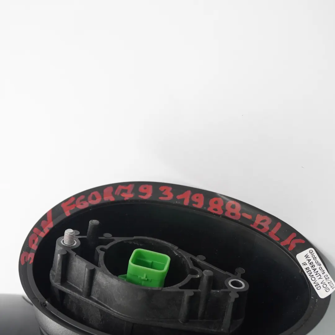 Mini Countyman F60 JCW Wing Mirror Heated Auto Dip Door Right O/S Black 3 Pins - SKU rhd-7931988-BLK - Part number 7931988