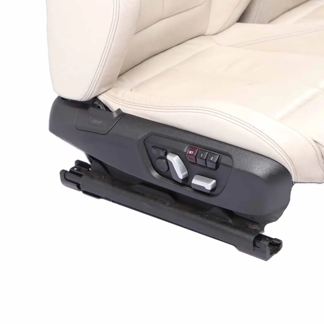  Seats BMW F36 LCI M Sport Heated Elfenbein-White Leather Interior Seat Memory - SKU rhd-7943242-1 - Part number 7943242