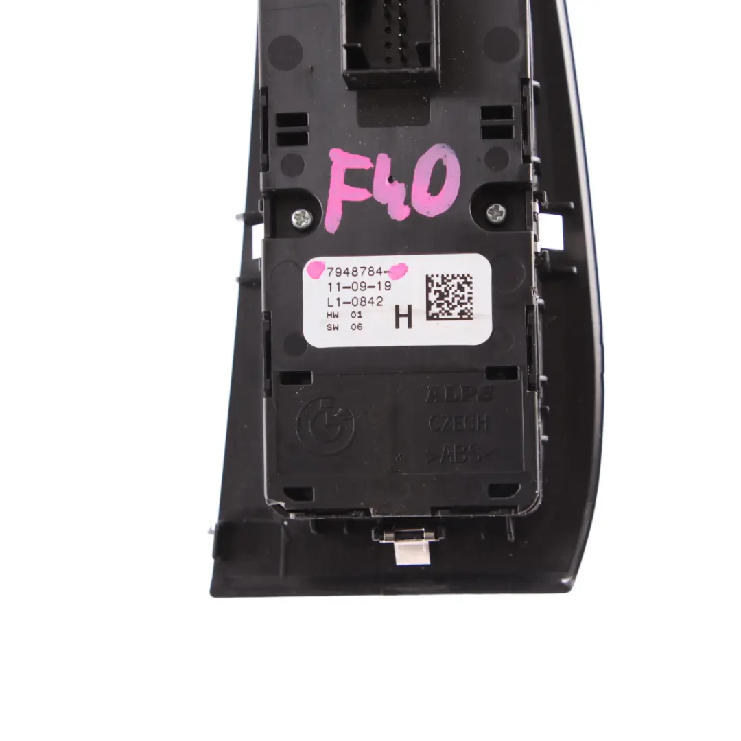  Lifter Switch BMW F40 G20 Window Control Unit Driver's Side Trim Panel - SKU rhd-7948784 - Part number 7948784
