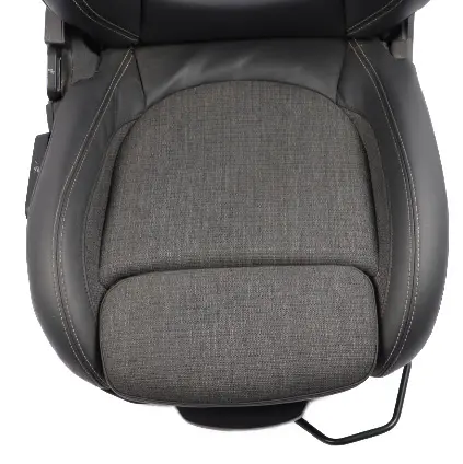  Front Seat Mini Cooper One F56 Sport Cloth Leather Right O/S Pearl Black Carbon - SKU rhd-7955982-1 - Part number 7955982