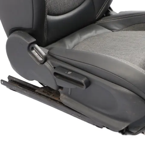  Front Seat Mini Cooper One F56 Sport Cloth Leather Right O/S Pearl Black Carbon - SKU rhd-7955982-1 - Part number 7955982