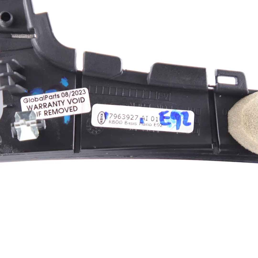 Centre Console BMW E92 Trim Dash Ash Tray Piano Black to Cover with Part number 7963927 Cover Centre Console BMW E92 Trim Dash Ash Tray Piano Black - SKU rhd-7963927 - Part number 7963927