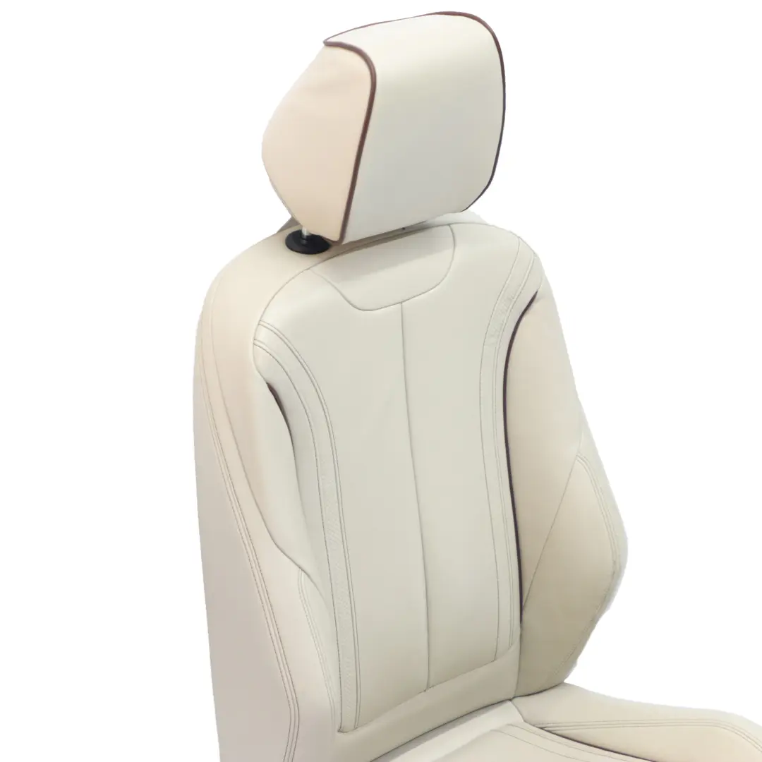 BMW F30 F31 Front Left Seat N/S M Sport Individual Leather Beige Heated Memory - SKU rhd-7985177-1 - Part number 7985177