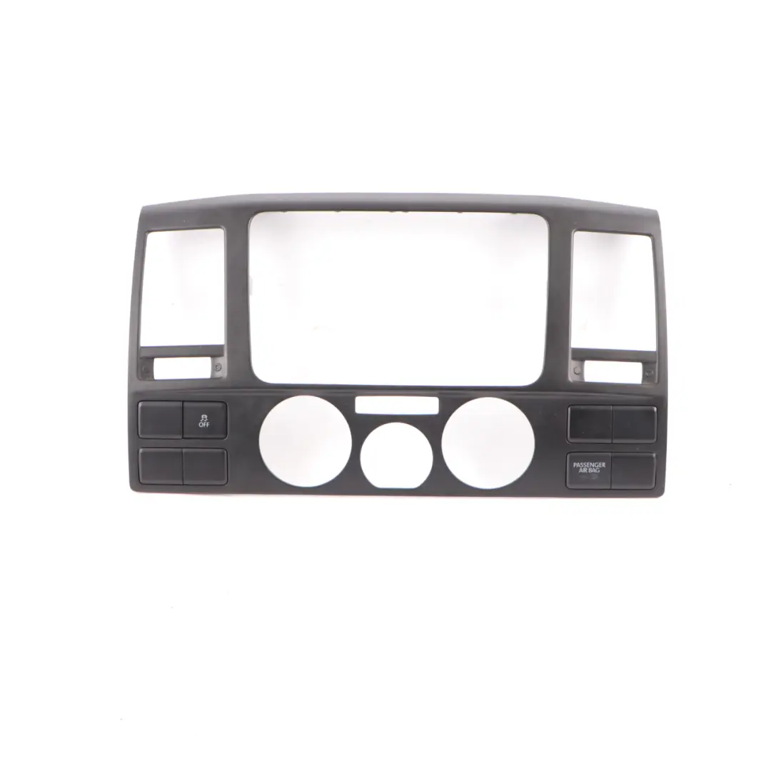 Dashboard Trim Surround Radio Cover Frame to Volkswagen Transporter T5 with Part number 7E0857237D Volkswagen Transporter T5 Dashboard Trim Surround Radio Cover Frame - SKU rhd-7E0857237D - Part number 7E0857237D