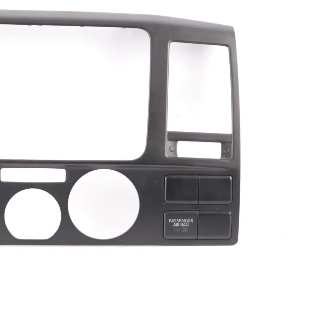 Dashboard Trim Surround Radio Cover Frame to Volkswagen Transporter T5 with Part number 7E0857237D Volkswagen Transporter T5 Dashboard Trim Surround Radio Cover Frame - SKU rhd-7E0857237D - Part number 7E0857237D