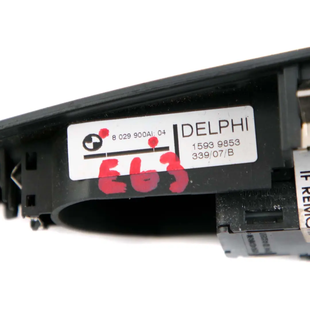 Switch Window Lifter Passenger's Side Black to BMW 6 Series E63 E64 with Part number 8029900 BMW 6 Series E63 E64 Switch Window Lifter Passenger's Side Black - SKU rhd-8029900 - Part number 8029900