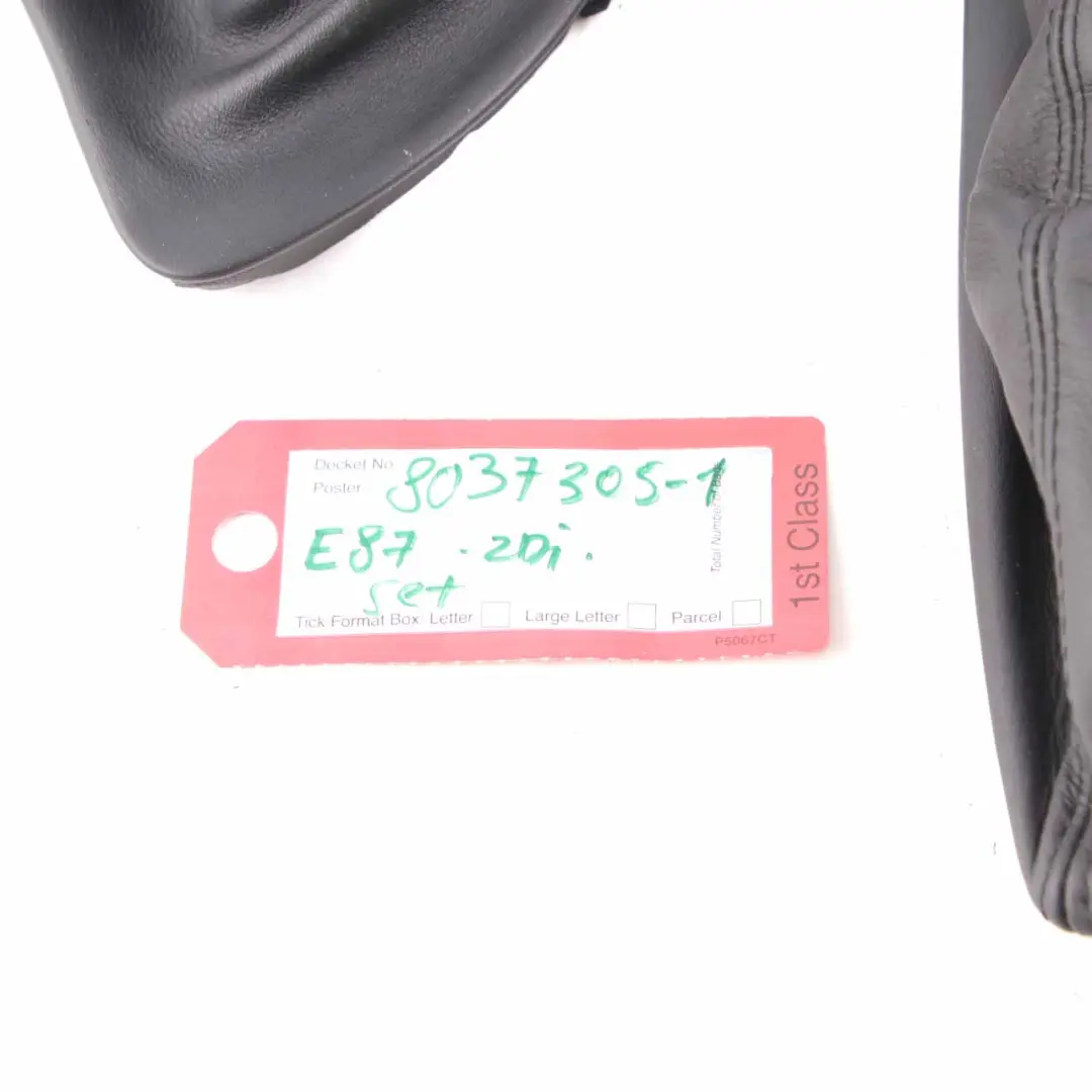 Knob Cover Trim Handbrake Lever Leather Set to BMW E81 E82 E87 M Sport Gear with Part number 8037305 BMW E81 E82 E87 M Sport Gear Knob Cover Trim Handbrake Lever Leather Set - SKU rhd-8037305-1 - Part number 8037305