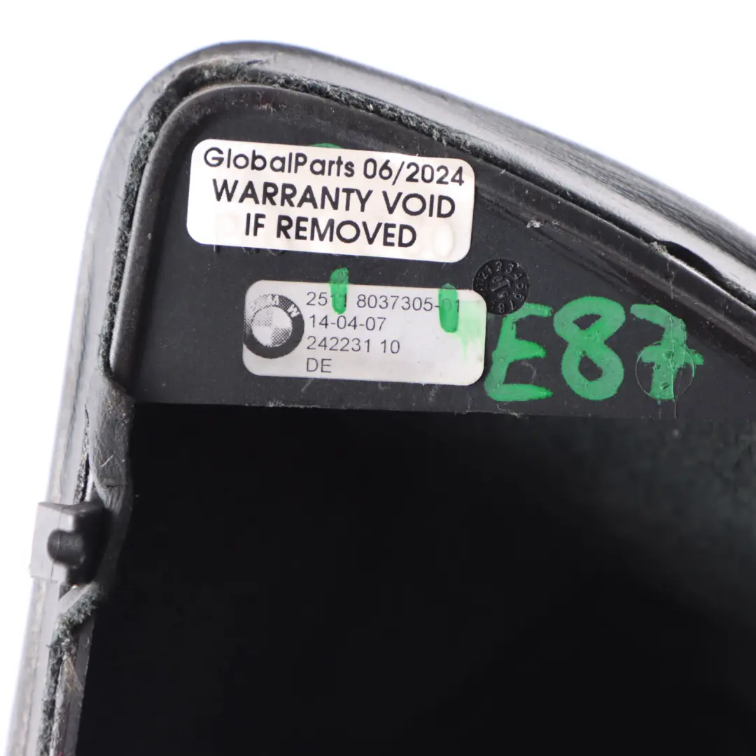 BMW E81 E82 E88 E87 LCI Gear Knob Gaiter Cover Black - SKU rhd-8037305-6 - Part number 8037305