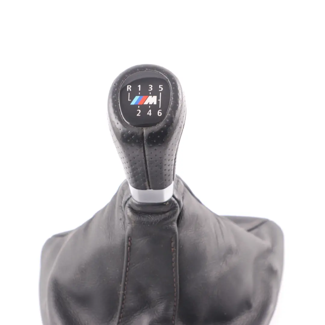 BMW 3 Series E90 E91 E92 E93 M Sport Gear Shift Lever Knob Leather Gaiter Cover - SKU rhd-8037309-1 - Part number 8037309