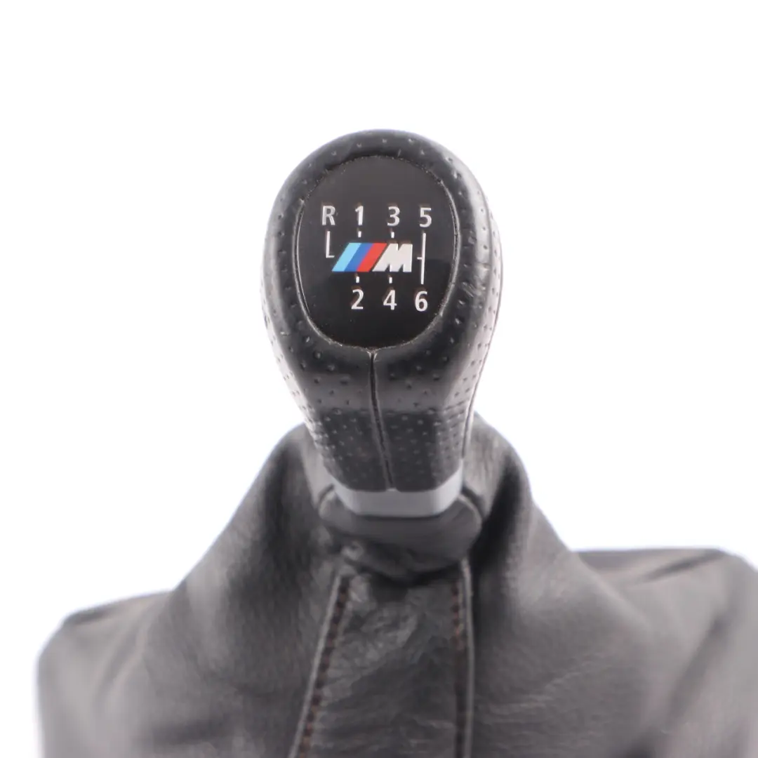 BMW E90 E91 E92 E93 M Sport Gear Shift Lever Knob Leather Gaiter Cover - SKU rhd-8037309-2 - Part number 8037309