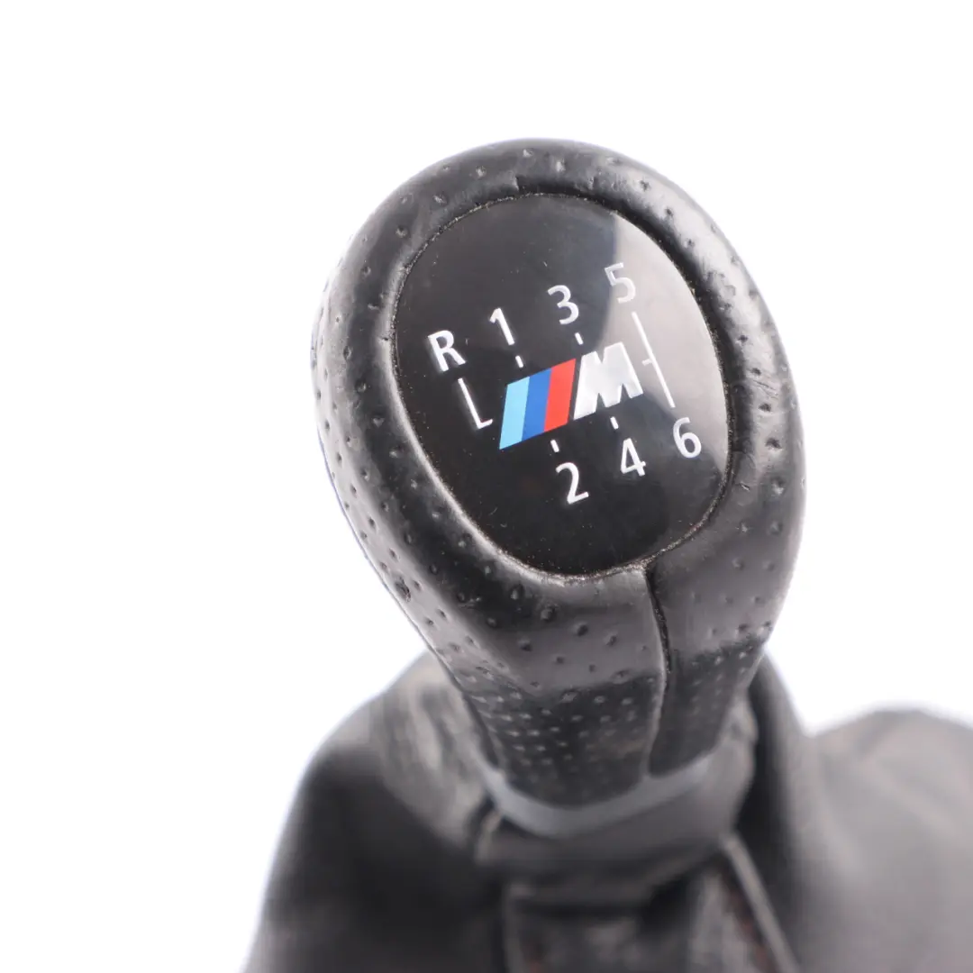 BMW E90 E91 E92 E93 M Sport Gear Shift Lever Knob Leather Gaiter Cover - SKU rhd-8037309-2 - Part number 8037309