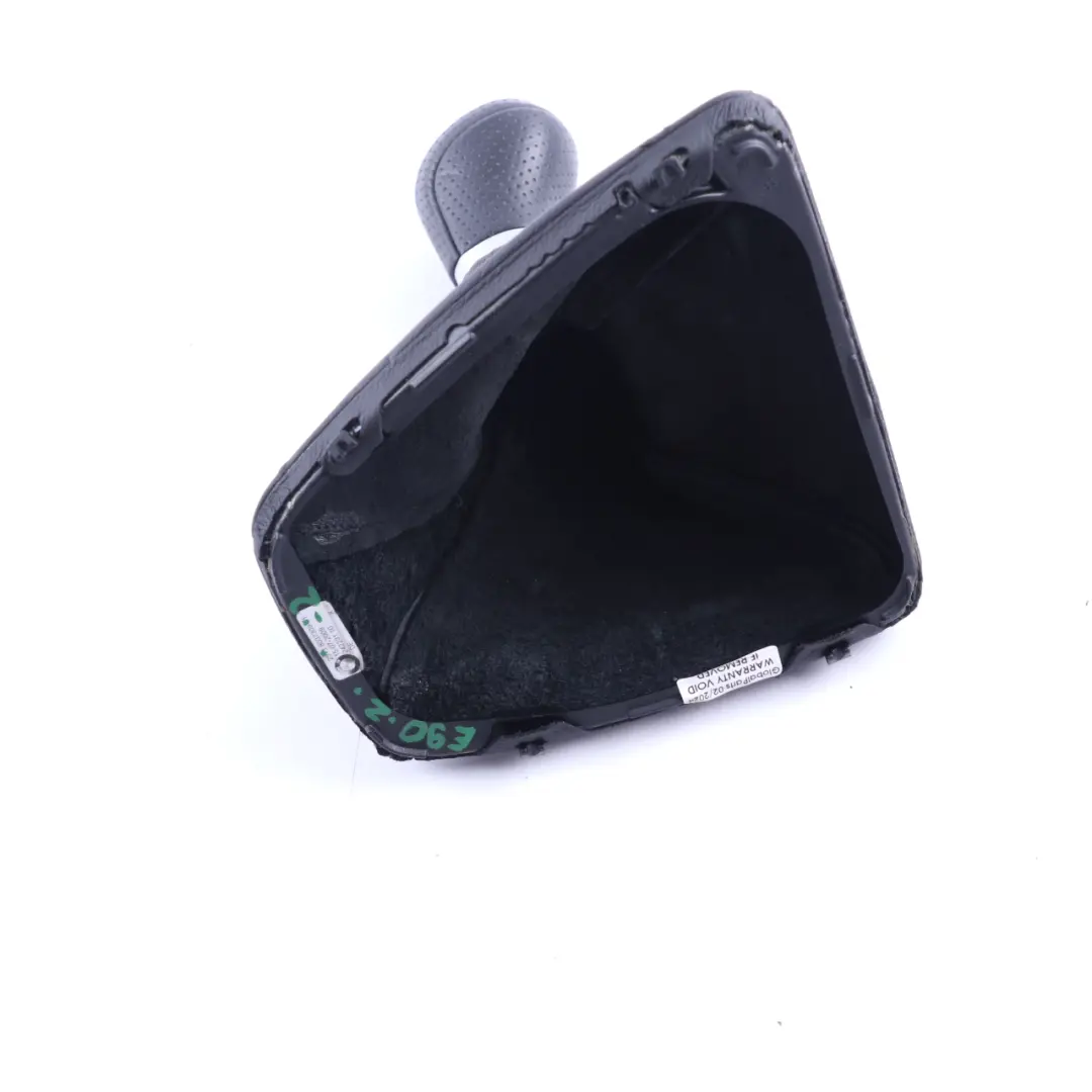 BMW E90 E91 E92 E93 M Sport Gear Shift Lever Knob Leather Gaiter Cover - SKU rhd-8037309-2 - Part number 8037309