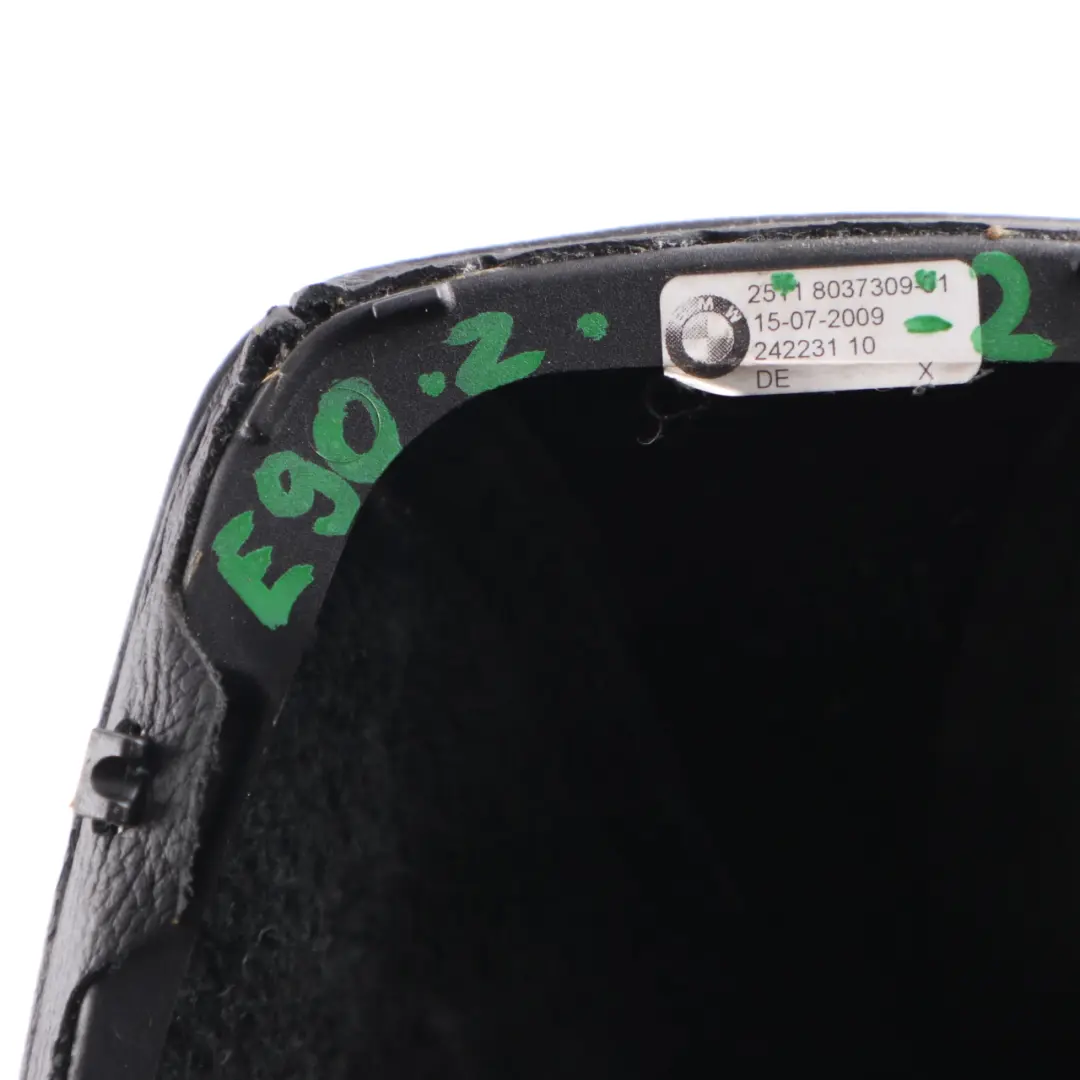 BMW E90 E91 E92 E93 M Sport Gear Shift Lever Knob Leather Gaiter Cover - SKU rhd-8037309-2 - Part number 8037309