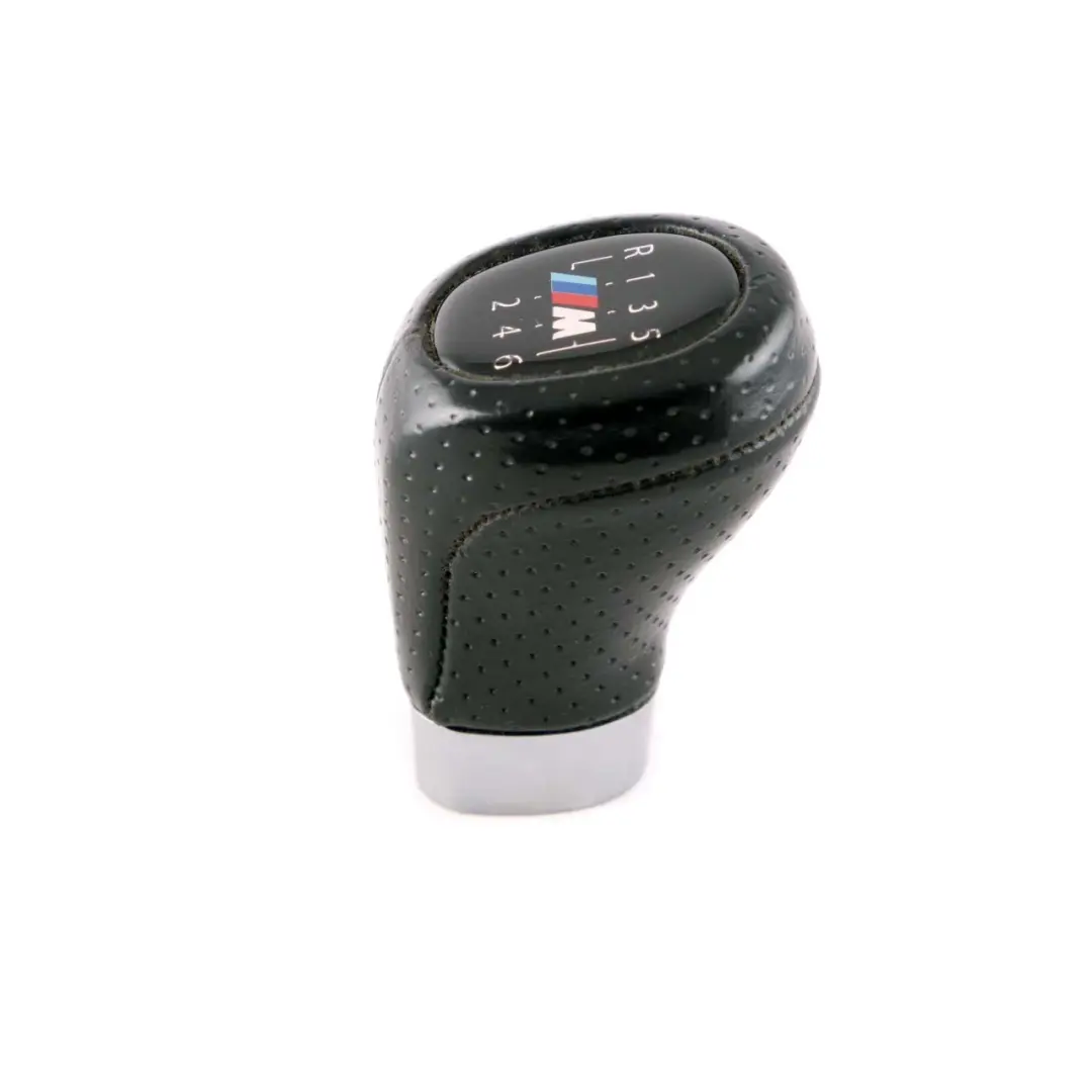BMW 3 Series E90 E91 E92 E93 M Sport 6-Gear Shift Lever Knob Leather Black - SKU rhd-8037309-3 - Part number 8037309