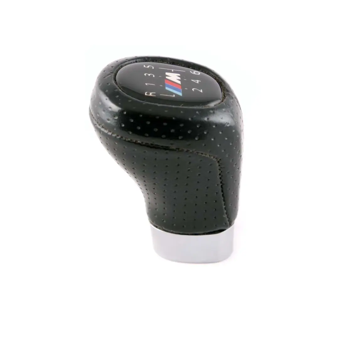 6-Gear Shift Lever Knob Leather Black to BMW 3 Series E90 E91 E92 E93 M Sport with Part number 8037309 BMW 3 Series E90 E91 E92 E93 M Sport 6-Gear Shift Lever Knob Leather Black - SKU rhd-8037309-3 - Part number 8037309
