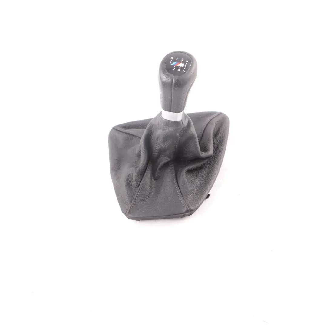 BMW 3 Series E90 E91 E92 E93 M Sport Gear Shift Lever Knob Leather Gaiter Cover - SKU rhd-8037309-4 - Part number 8037309