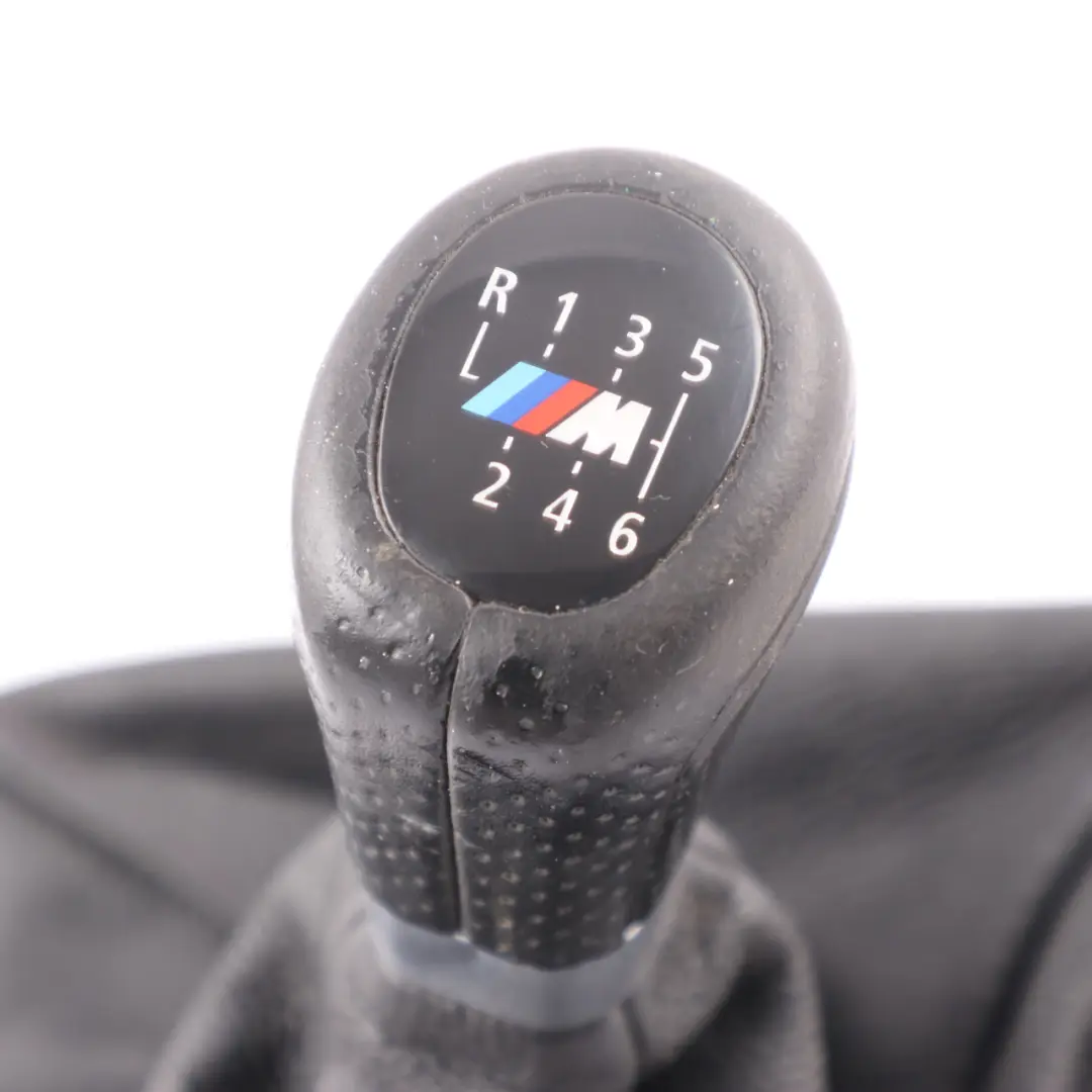 BMW 3 Series E90 E91 E92 E93 M Sport Gear Shift Lever Knob Leather Gaiter Cover - SKU rhd-8037309-4 - Part number 8037309