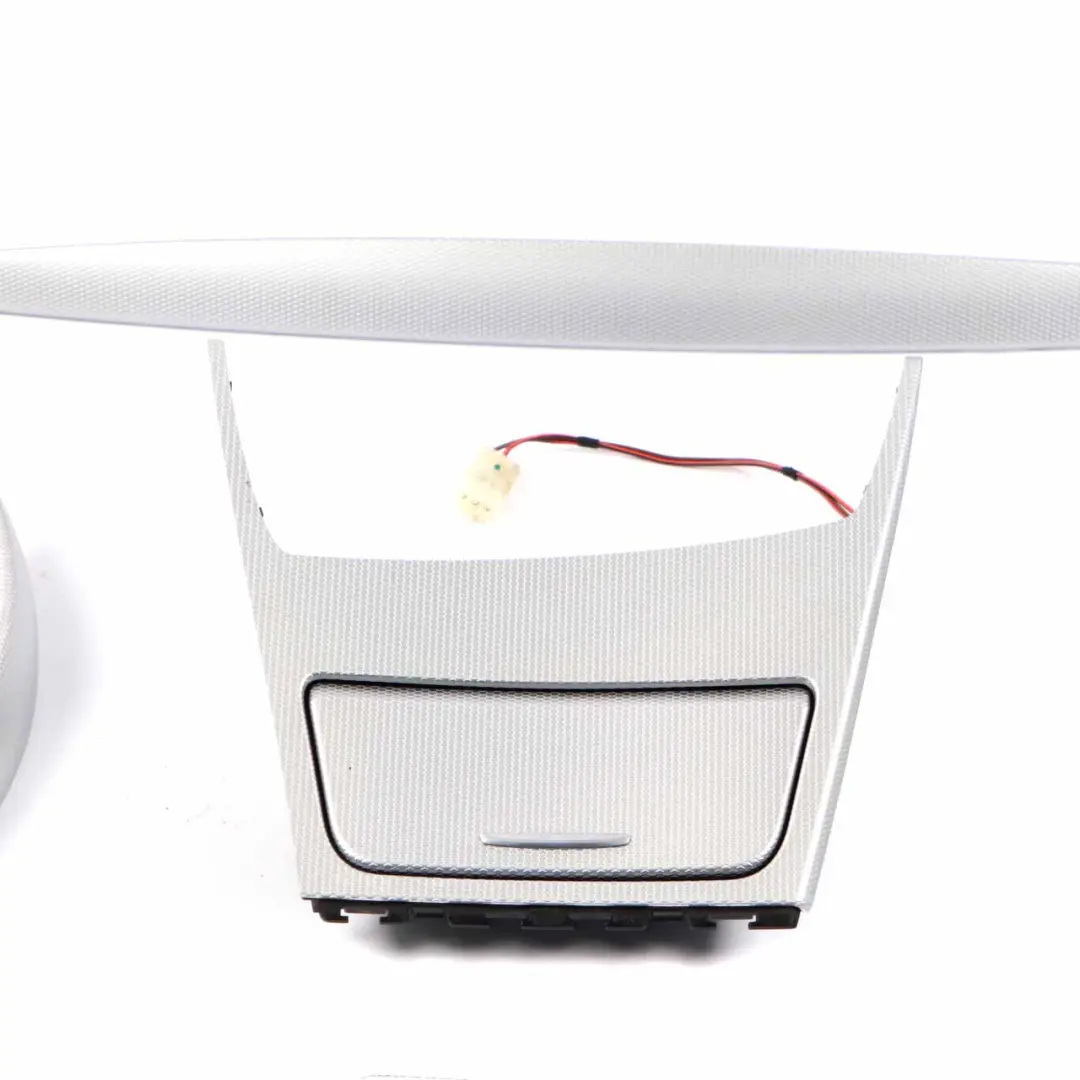 Ashtray Interior Trim Set Dashboard Glacier Silver to BMW E81 E82 E88 with Part number 8037456 BMW E81 E82 E88 Ashtray Interior Trim Set Dashboard Glacier Silver - SKU rhd-8037456-1 - Part number 8037456