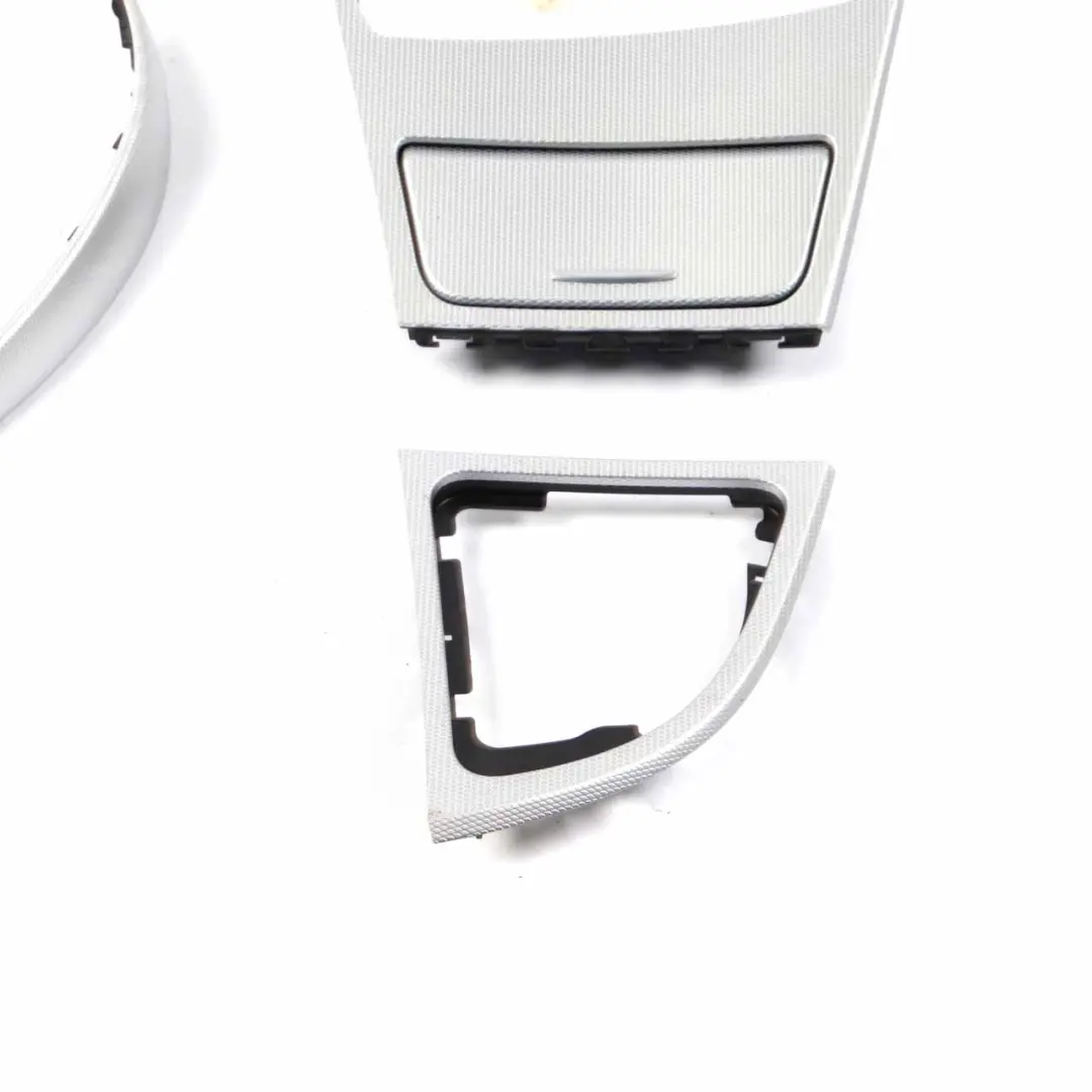 BMW E81 E82 E88 Ashtray Interior Trim Set Dashboard Glacier Silver - SKU rhd-8037456-1 - Part number 8037456