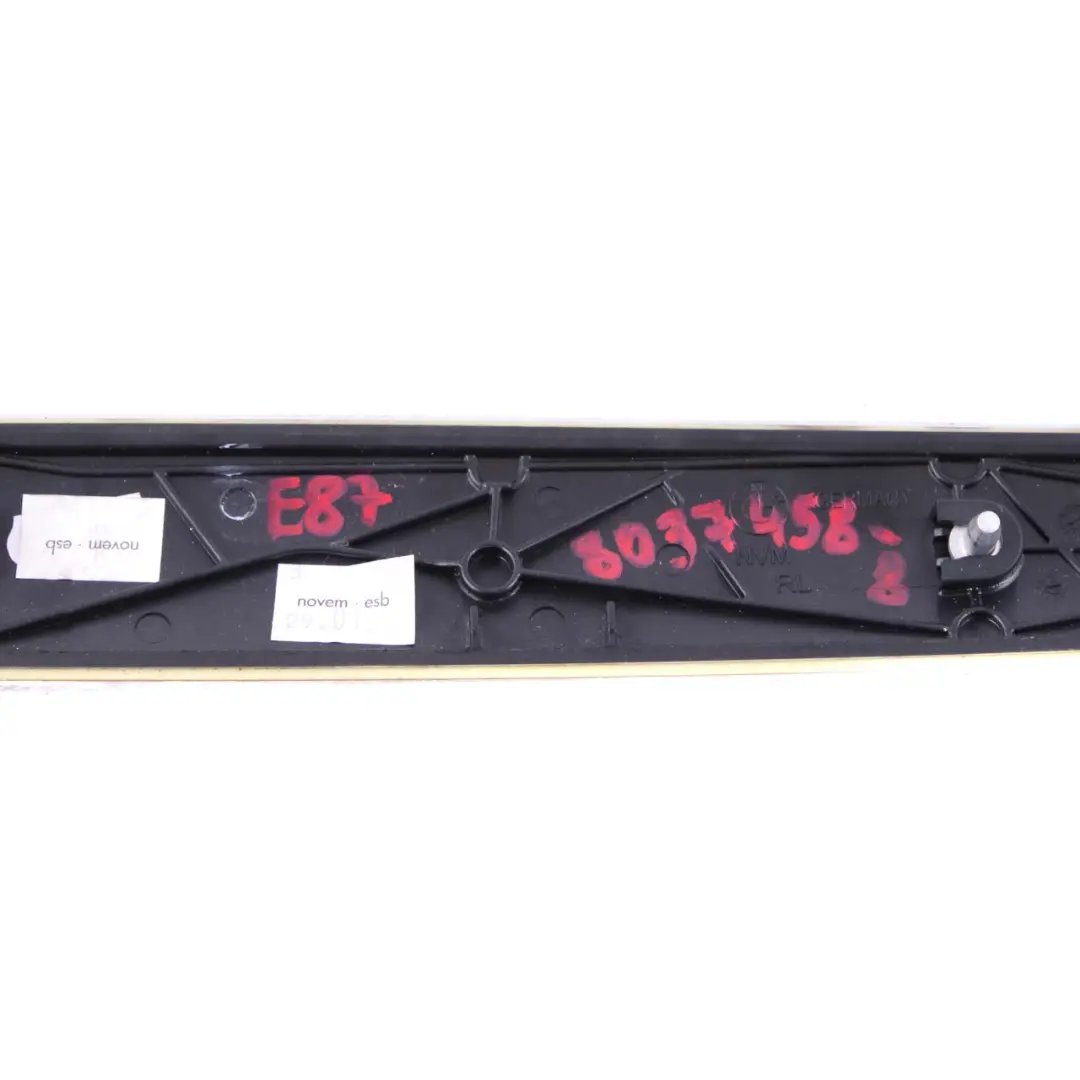 Trim Dash Dashboard Aluminium Glacier Silver to BMW 1 Series 8 E81 E82 E87 LCI E88 with Part number 8037458 BMW 1 Series 8 E81 E82 E87 LCI E88 Trim Dash Dashboard Aluminium Glacier Silver - SKU rhd-8037458-8 - Part number 8037458