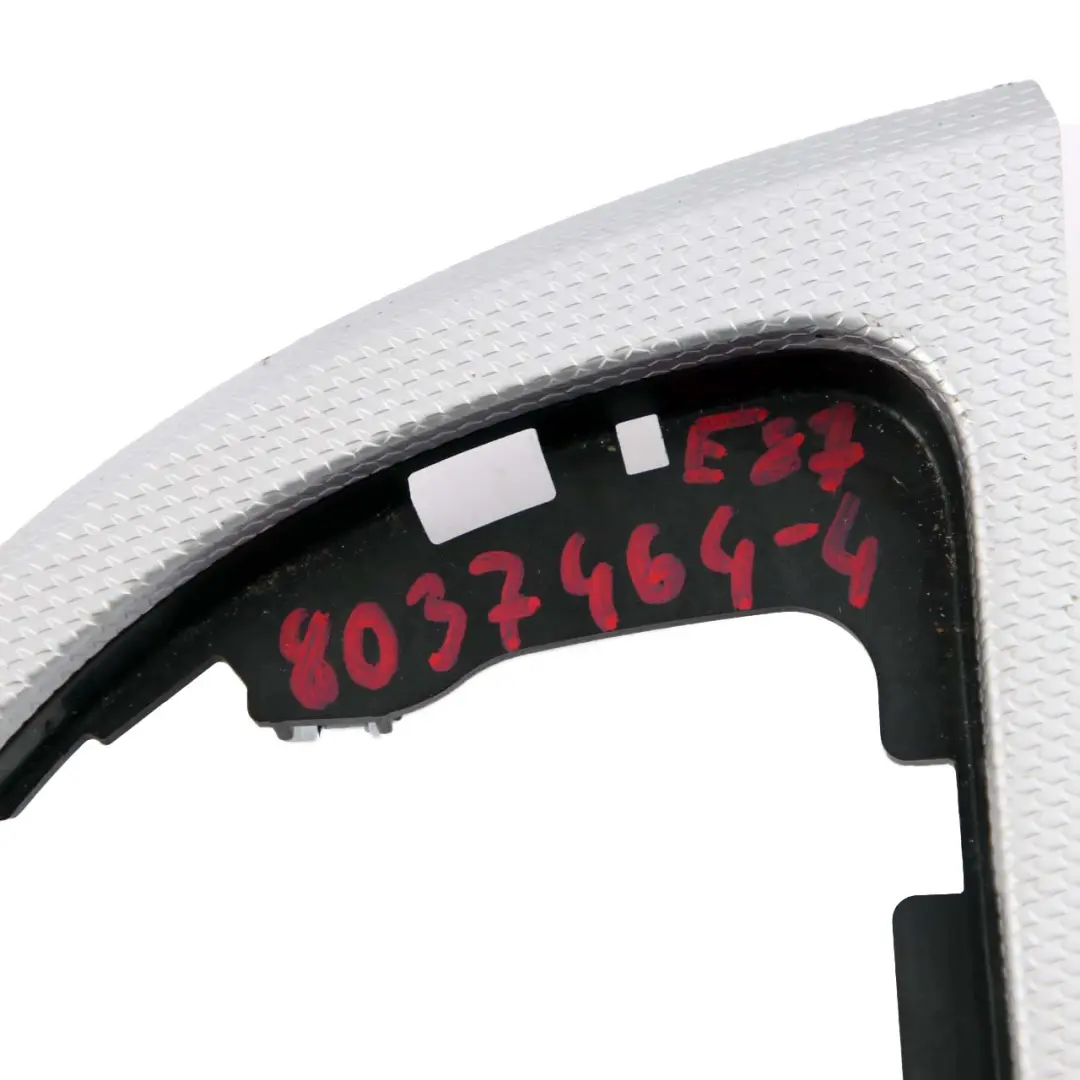 Ashtray Interior Gearshift Cover Trim Glacier Silver to BMW 1 Series 4 E81 E87 LCI with Part number 8037464 BMW 1 Series 4 E81 E87 LCI Ashtray Interior Gearshift Cover Trim Glacier Silver - SKU rhd-8037464-4 - Part number 8037464