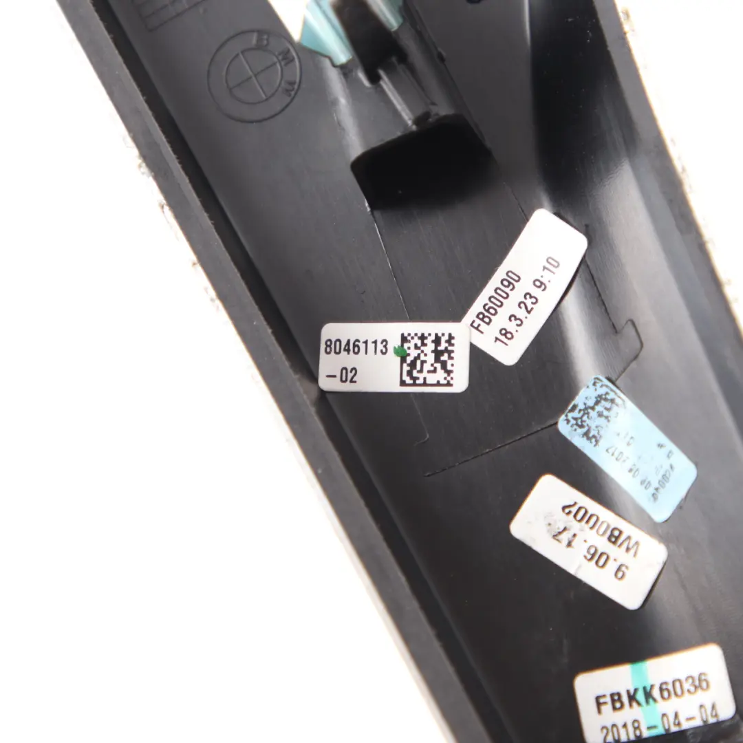 Decor Panel Trim Centre Console Cover Aluminium Blade to BMW F80 M3 F82 M4 with Part number 8046113 BMW F80 M3 F82 M4 Decor Panel Trim Centre Console Cover Aluminium Blade - SKU rhd-8046113 - Part number 8046113