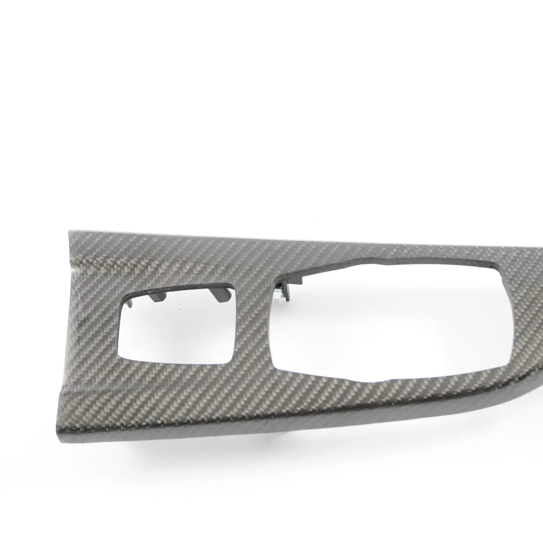 Centre Console Decor Trim Lever Cover Carbon Fibre to BMW F33 LCI F83 M4 with Part number 8046118 BMW F33 LCI F83 M4 Centre Console Decor Trim Lever Cover Carbon Fibre - SKU rhd-8046118-1 - Part number 8046118