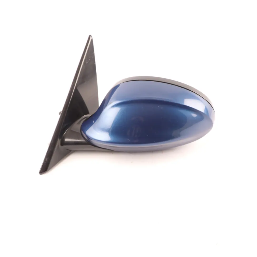 BMW E90 Wing Mirror M Sport High Gloss Heated Left N/S Le Mans Blue - 381 - SKU rhd-8046427-LMB - Part number 8046427