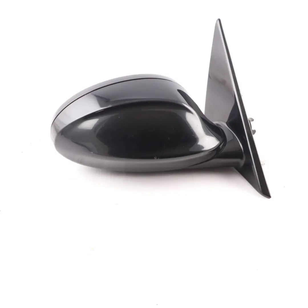 BMW E90 M Sport High Gloss Right Wing Mirror O/S Black Sapphire - 475 - SKU rhd-8046428-BS1 - Part number 8046428