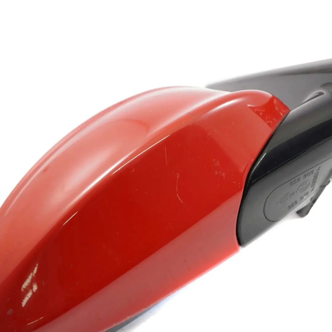 BMW 3 E90 M Sport High Gloss Right Wing Mirror O/S Karmesinrot Crimson Red A61 - SKU rhd-8046428-KAR - Part number 8046428