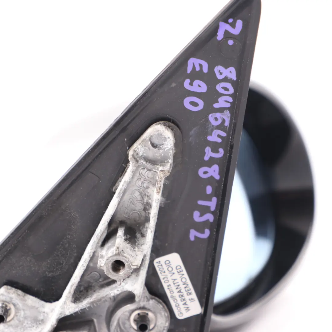 High Gloss Right Wing Mirror O/S Titansilber Silver to BMW 3 Series 2 E90 M Sport with Part number 8046428 BMW 3 Series 2 E90 M Sport High Gloss Right Wing Mirror O/S Titansilber Silver - SKU rhd-8046428-TS2 - Part number 8046428