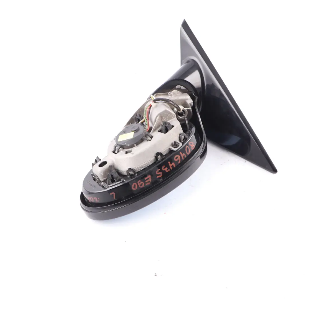 BMW E90 M Sport Wing Mirror High Gloss Power Fold Door Left N/S Outside 3 Pins - SKU rhd-8046435 - Part number 8046435