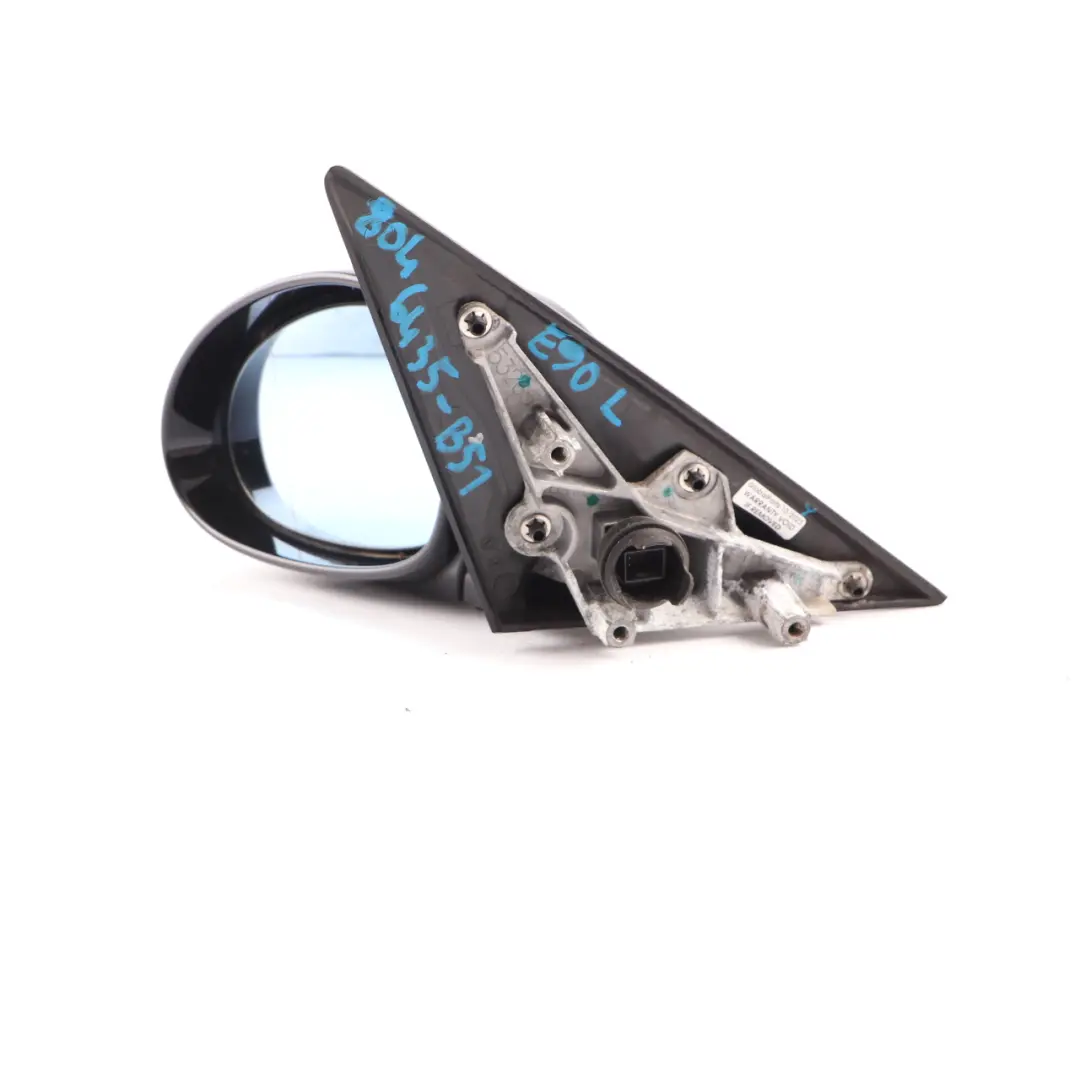 Wing Mirror Power Fold Left N/S Black Sapphire Metallic - 475 to BMW E90 M Sport with Part number 8046435 BMW E90 M Sport Wing Mirror Power Fold Left N/S Black Sapphire Metallic - 475 - SKU rhd-8046435-BS1 - Part number 8046435