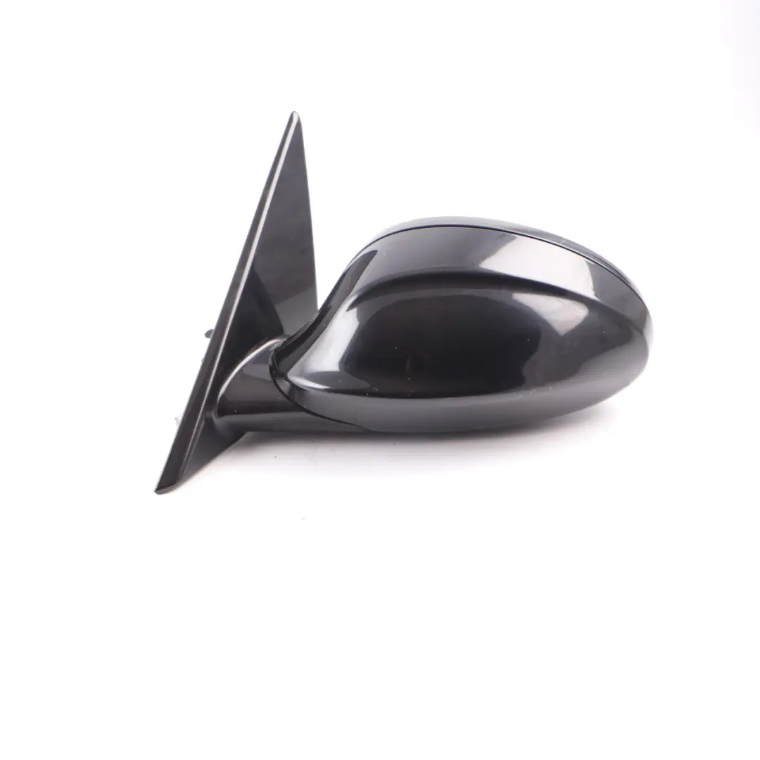 BMW E90 M Sport Wing Mirror Power Fold Left N/S Black Sapphire Metallic - 475 - SKU rhd-8046435-BS1 - Part number 8046435