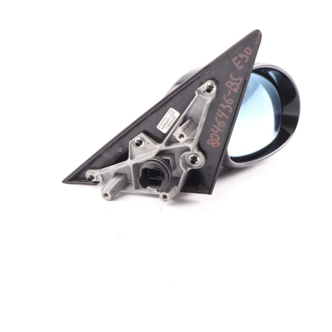 BMW E90 M Sport Heated Wing Mirror Power Fold Right O/S Black Sapphire - 475 - SKU rhd-8046436-BS - Part number 8046436