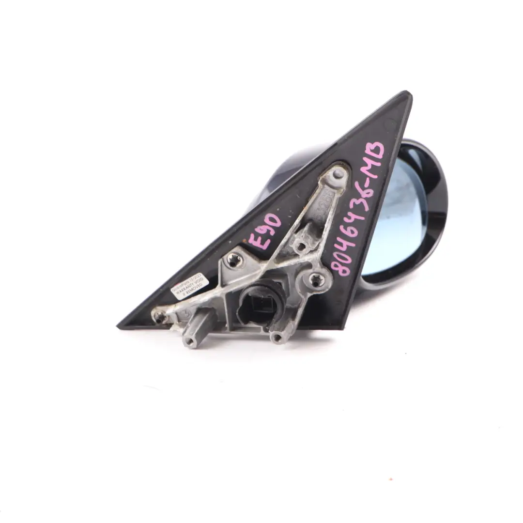 Heated Wing Mirror Power Fold Right O/S Monaco Blue - A35 to BMW E90 M Sport with Part number 8046436 BMW E90 M Sport Heated Wing Mirror Power Fold Right O/S Monaco Blue - A35 - SKU rhd-8046436-MB - Part number 8046436