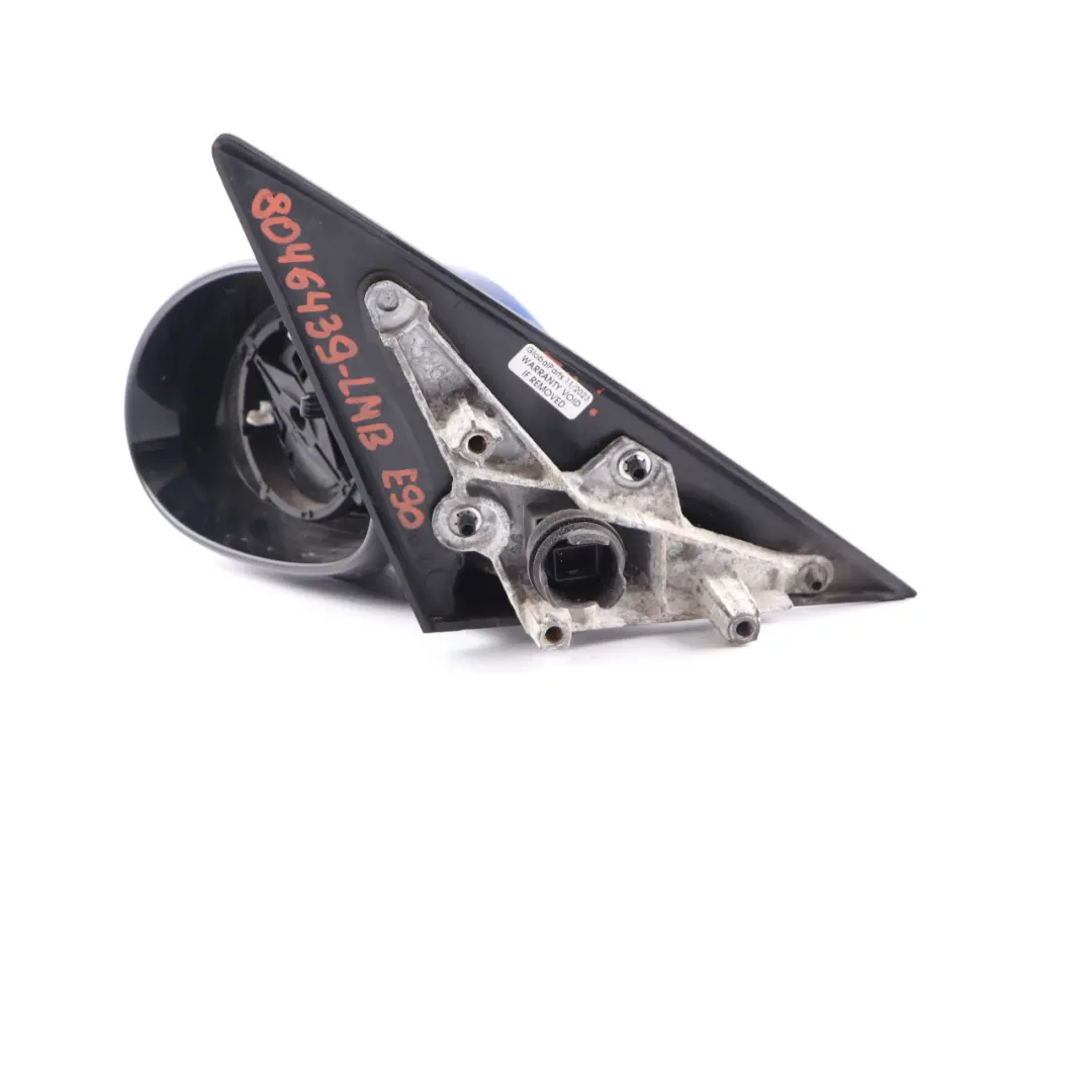 Wing Mirror M Sport High Gloss Auto Dip Left N/S Le Mans Blue - 381 to BMW E90 with Part number 8046439 BMW E90 Wing Mirror M Sport High Gloss Auto Dip Left N/S Le Mans Blue - 381 - SKU rhd-8046439-LMB - Part number 8046439