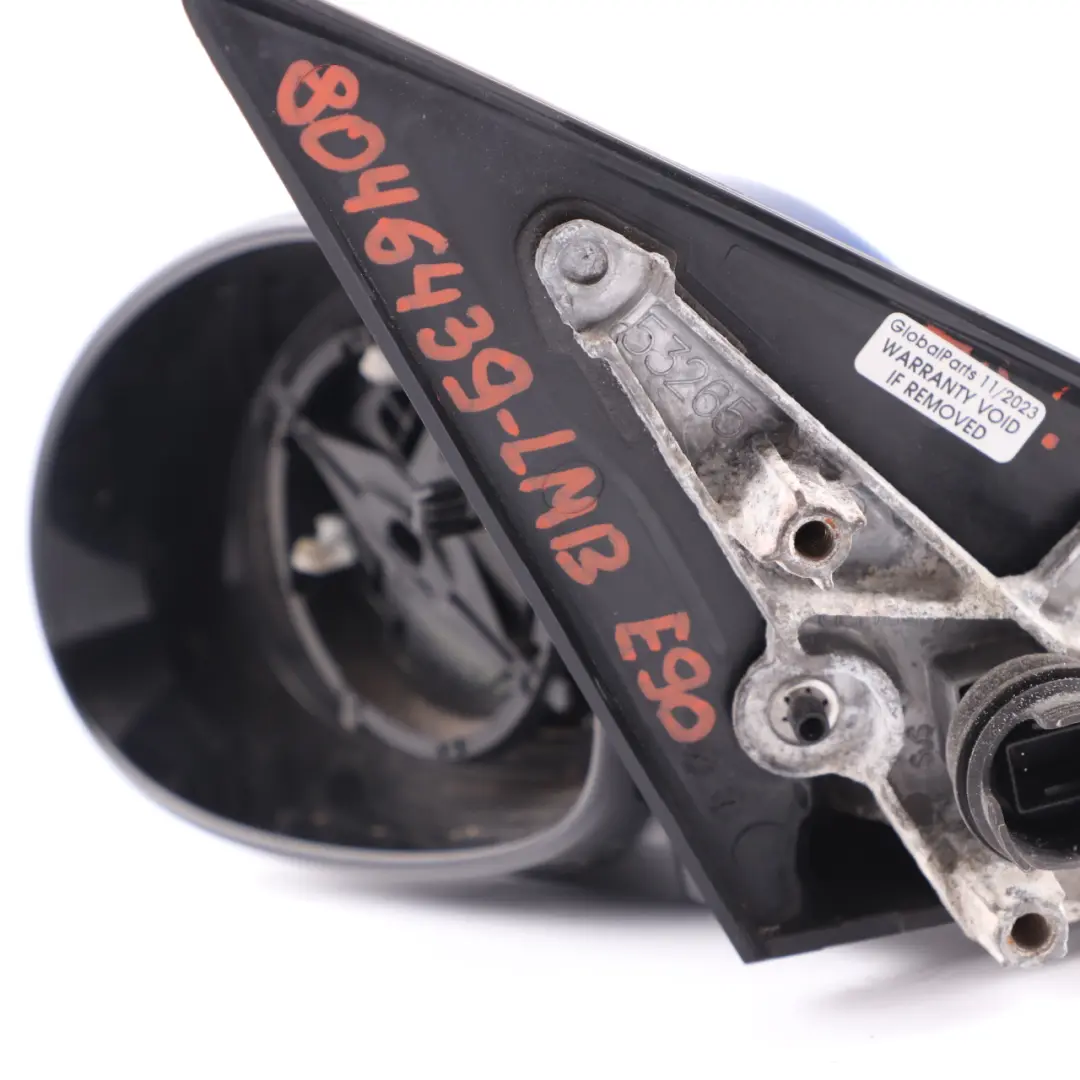 Wing Mirror M Sport High Gloss Auto Dip Left N/S Le Mans Blue - 381 to BMW E90 with Part number 8046439 BMW E90 Wing Mirror M Sport High Gloss Auto Dip Left N/S Le Mans Blue - 381 - SKU rhd-8046439-LMB - Part number 8046439