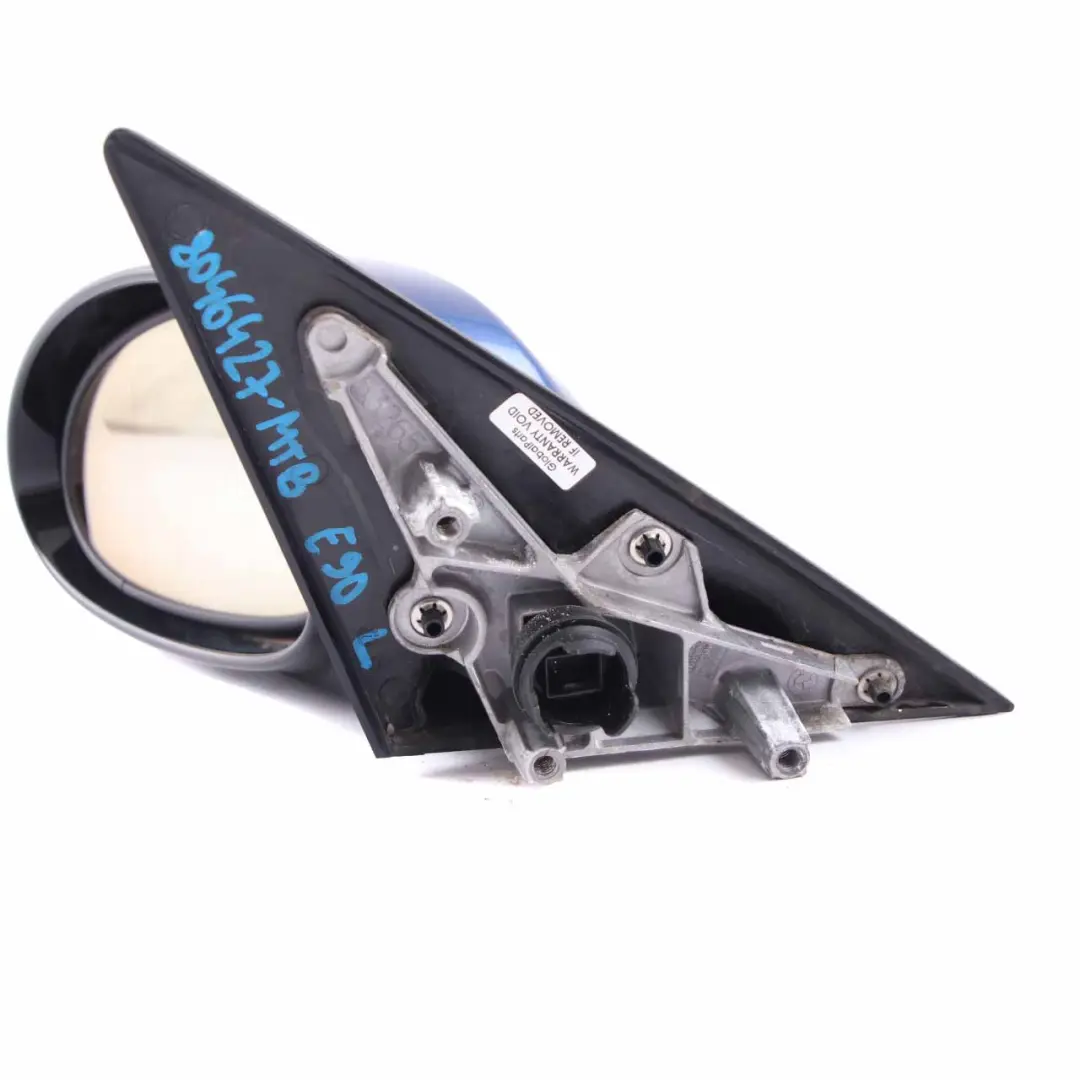 Wing Mirror BMW E90 M Sport High Gloss Auto Dip Left N/S Montegoblau Blue A51 to with Part number 8046439 Wing Mirror BMW E90 M Sport High Gloss Auto Dip Left N/S Montegoblau Blue A51 - SKU rhd-8046439-MTB - Part number 8046439
