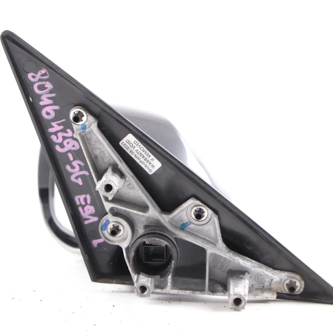 Wing Mirror BMW E90 E91 M Sport High Gloss Auto Dip Left N/S Sparkling Graphite to with Part number 8046439 Wing Mirror BMW E90 E91 M Sport High Gloss Auto Dip Left N/S Sparkling Graphite - SKU rhd-8046439-SG - Part number 8046439