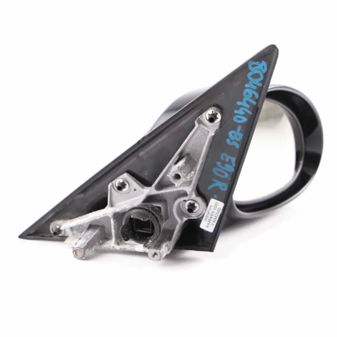 High Gloss Auto Dip Right Wing Mirror Black Sapphire Metallic to BMW E90 M Sport with Part number 8046440 BMW E90 M Sport High Gloss Auto Dip Right Wing Mirror Black Sapphire Metallic - SKU rhd-8046440-BS - Part number 8046440