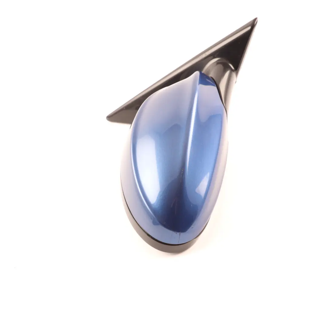 Wing Mirror M Sport High Gloss Auto Dip Right O/S Le Mans Blue - 381 to BMW E90 with Part number 8046440 BMW E90 Wing Mirror M Sport High Gloss Auto Dip Right O/S Le Mans Blue - 381 - SKU rhd-8046440-LMB - Part number 8046440