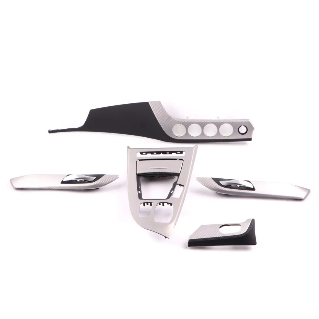 BMW Z4 E89 Dashboard Console Interior Trim Strip Cover Grab Aluminium Carbon Set - SKU rhd-8049233 - Part number 8049233