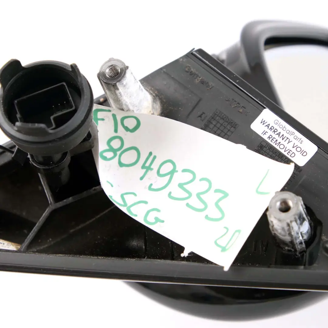 Wing Mirror BMW F10 M5 High Gloss Auto Dip Power Fold Left N/S Door Black to with Part number 8049333 Wing Mirror BMW F10 M5 High Gloss Auto Dip Power Fold Left N/S Door Black - SKU rhd-8049333-BLK - Part number 8049333