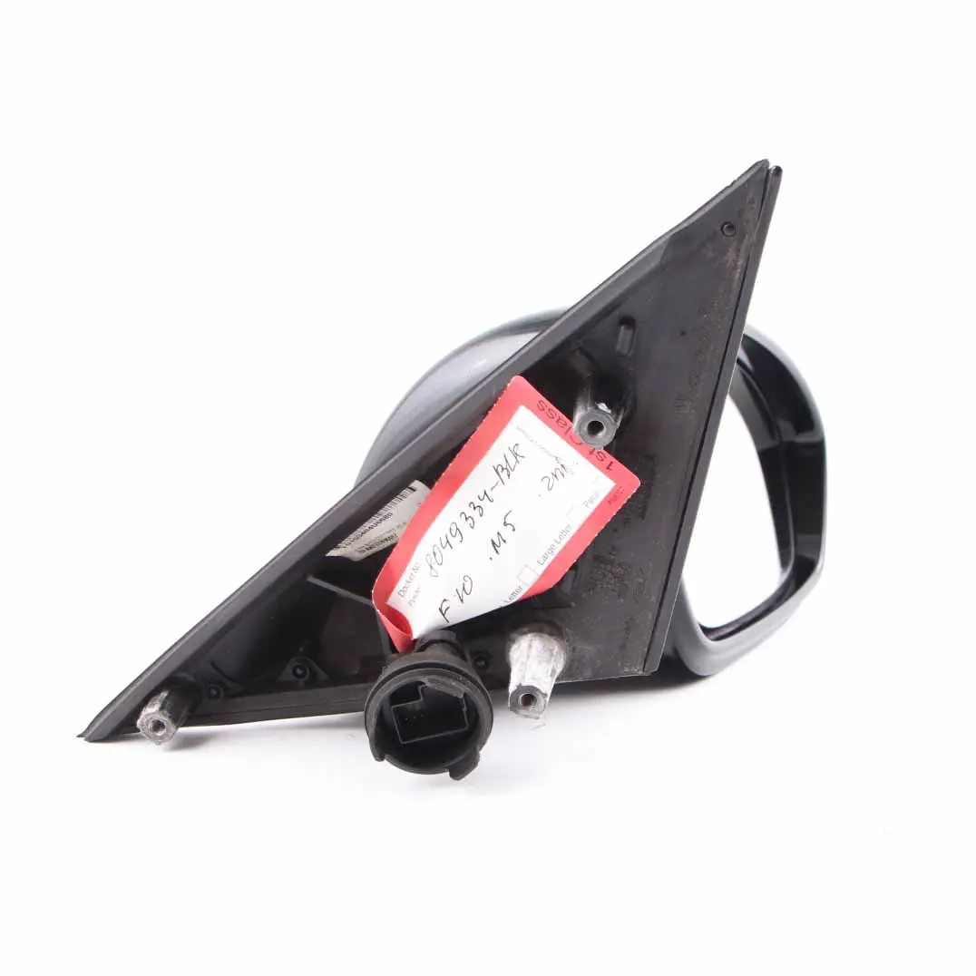 Wing Mirror BMW F10 M5 High Gloss Auto Dip Power Fold Right O/S Door Black to with Part number 8049334 Wing Mirror BMW F10 M5 High Gloss Auto Dip Power Fold Right O/S Door Black - SKU rhd-8049334-BLK - Part number 8049334
