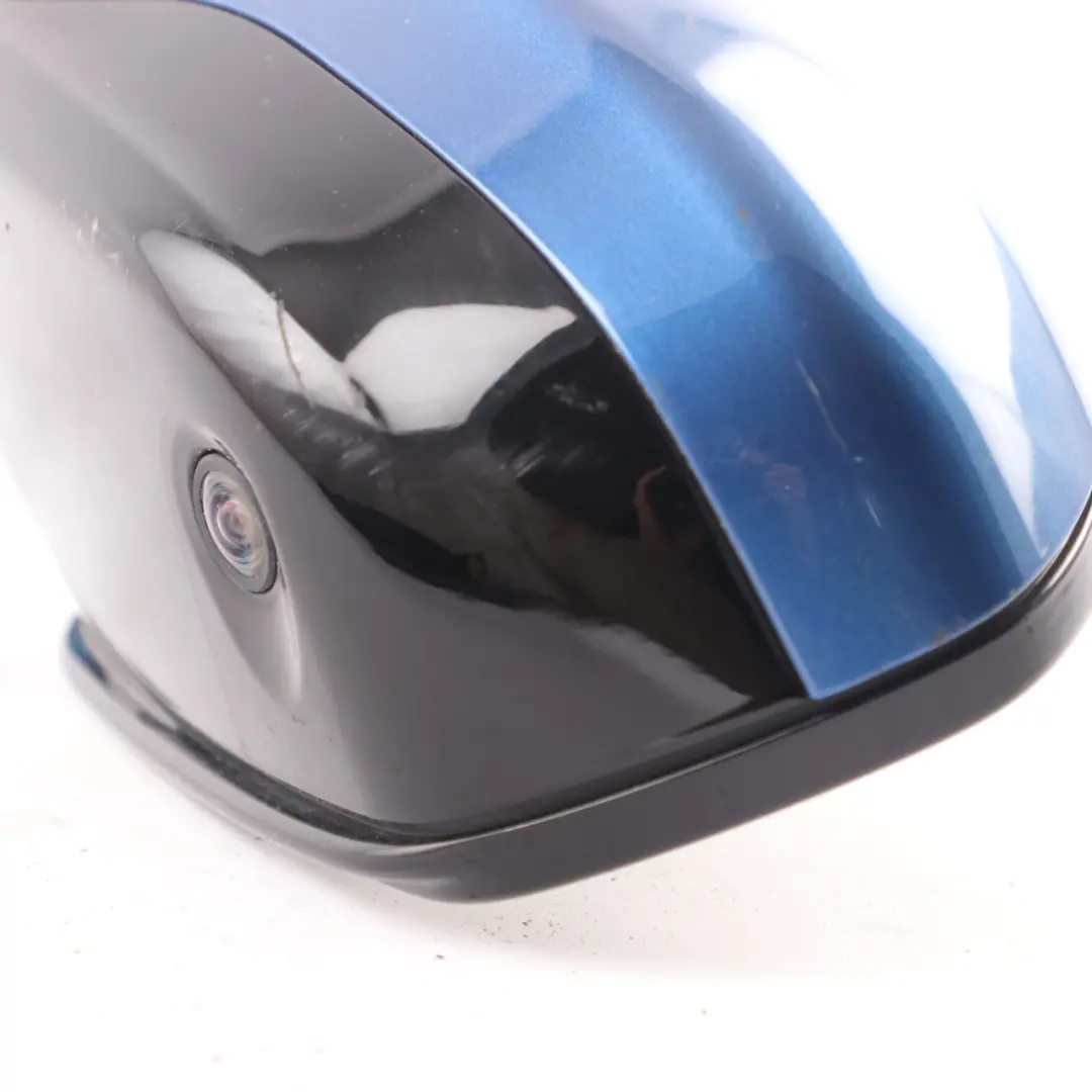 Wing Mirror High Gloss Auto Dip Door Left N/S Monte Carlo Blue B05 to BMW F10 M5 with Part number 8049391 BMW F10 M5 Wing Mirror High Gloss Auto Dip Door Left N/S Monte Carlo Blue B05 - SKU rhd-8049391-MCB - Part number 8049391