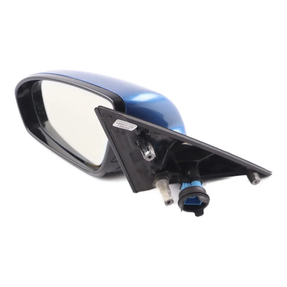 Wing Mirror High Gloss Auto Dip Door Left N/S Monte Carlo Blue B05 to BMW F10 M5 with Part number 8049391 BMW F10 M5 Wing Mirror High Gloss Auto Dip Door Left N/S Monte Carlo Blue B05 - SKU rhd-8049391-MCB - Part number 8049391